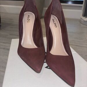 Aldo Women's Dark Red Heels
